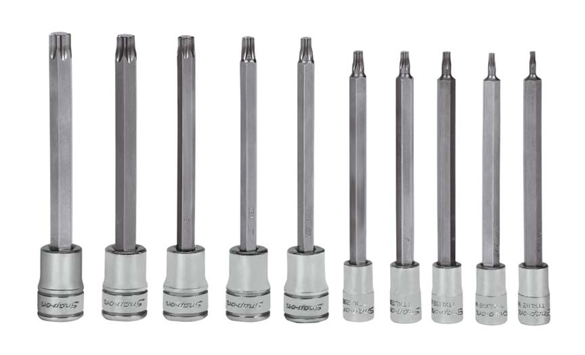 10 Pc Combination Drive Torx® Bit Long Socket Set (t8-t50) - 210EFTXL ...