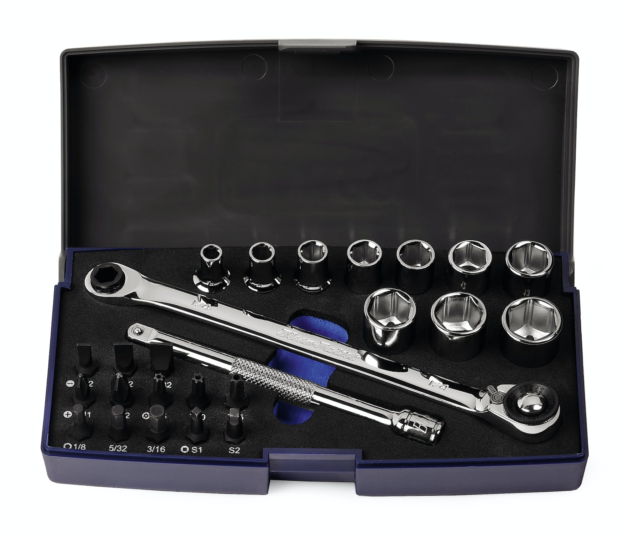 25 Pc 1/4" Drive Socket/bit Ratchet Set (bluepoint®) BLPBTWKIT SnapOn Viet Nam