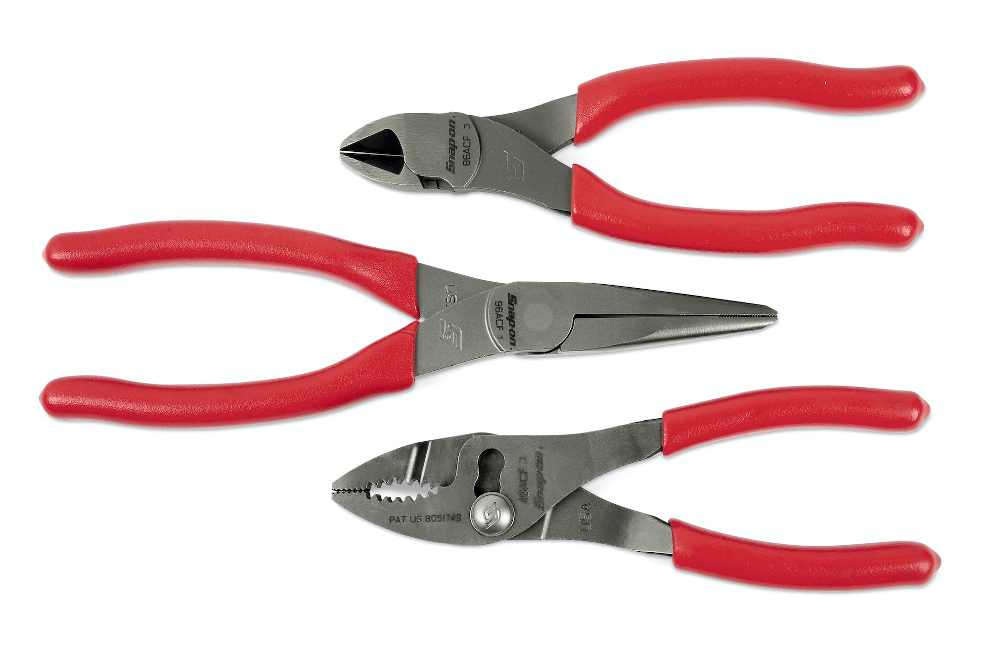 3 Pc Pliers Set (red) PL306ACF SnapOn Viet Nam