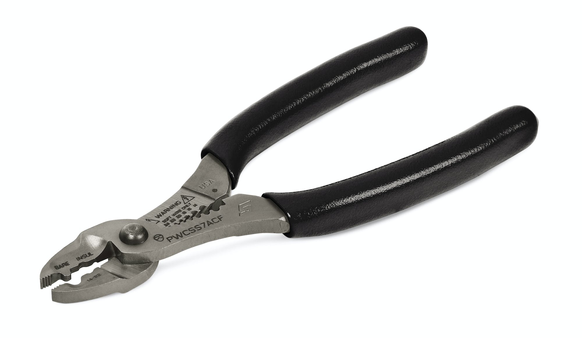 7" Wire Stripper/cutter/crimper (black) PWCSS7ACFBK SnapOn Viet Nam