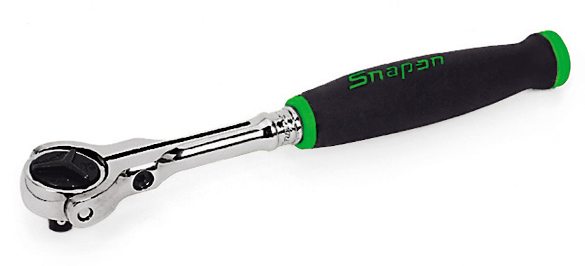 1/4" Drive Dual 80® Technology Soft Grip Round Swivel Head Ratchet