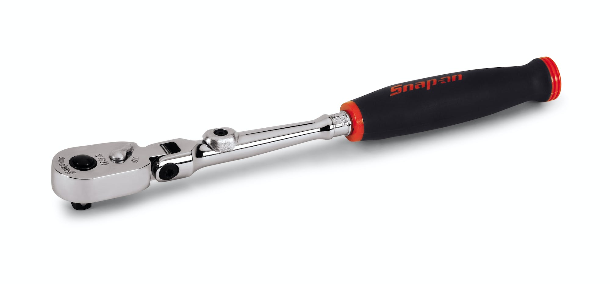 1/4" Drive Dual 80® Technology Long Handle Quickrelease Locking Flexhead Ratchet (black/red