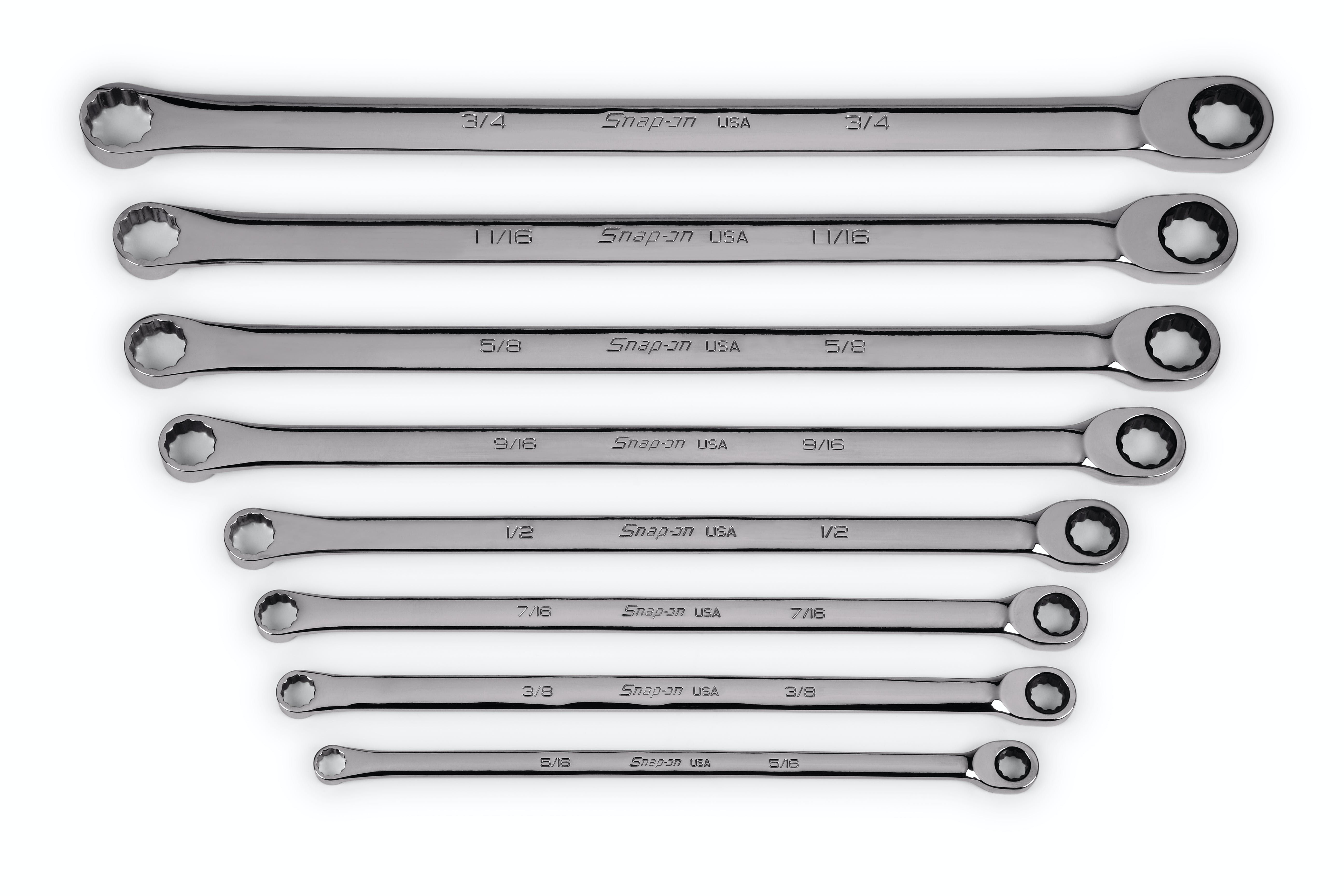 SNAP ON TOOLS USA OXKRM707 7PC Metric Short Ratcheting Combo Box End Wrench Set SNAP ON TOOLS USA OXKRM707 7PC Metric Short Ratcheting Combo Box End Wrench Set