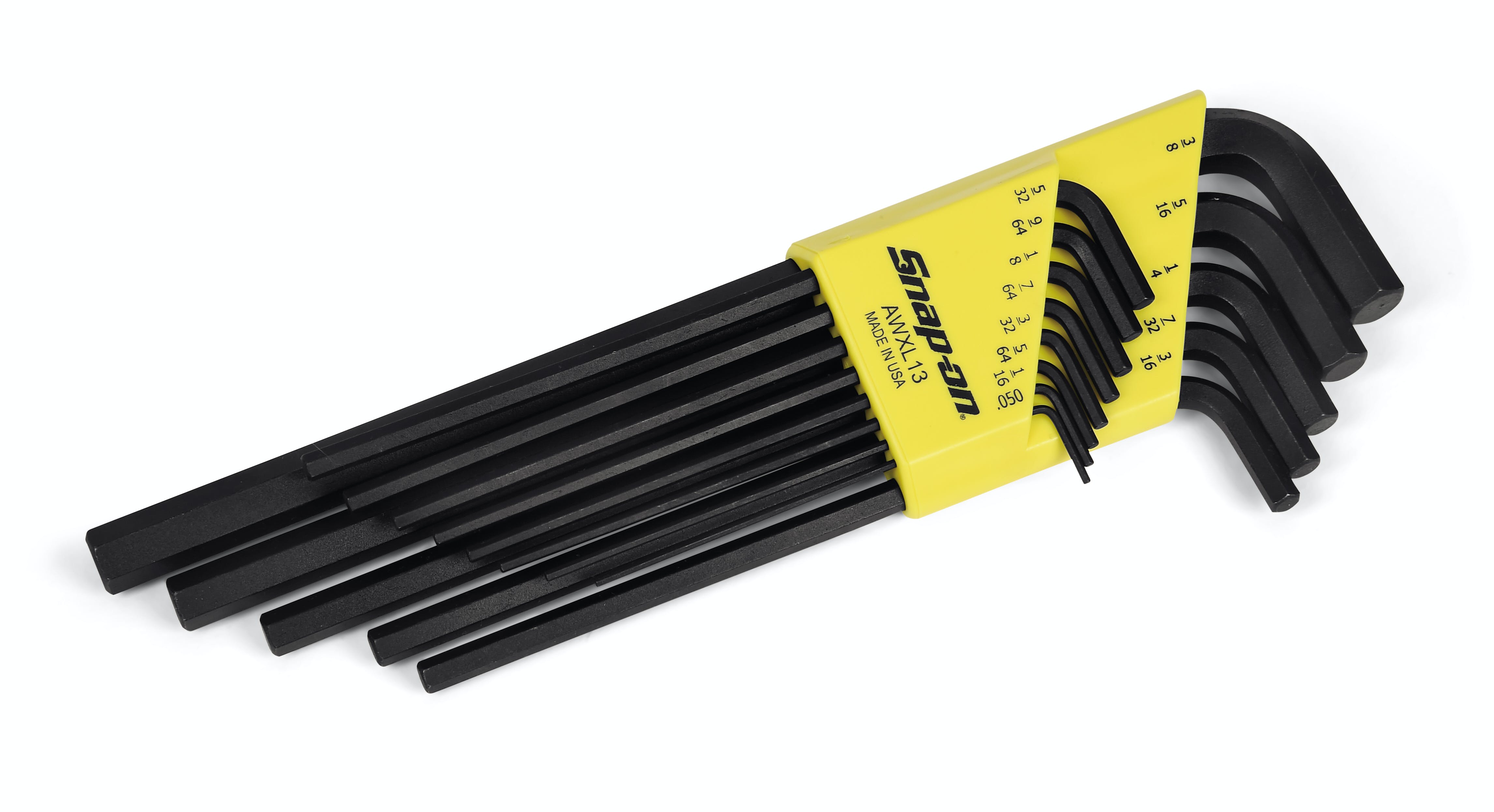 13 Pc Sae Extra-long L-shaped Hex Key Set (0.05-3/8