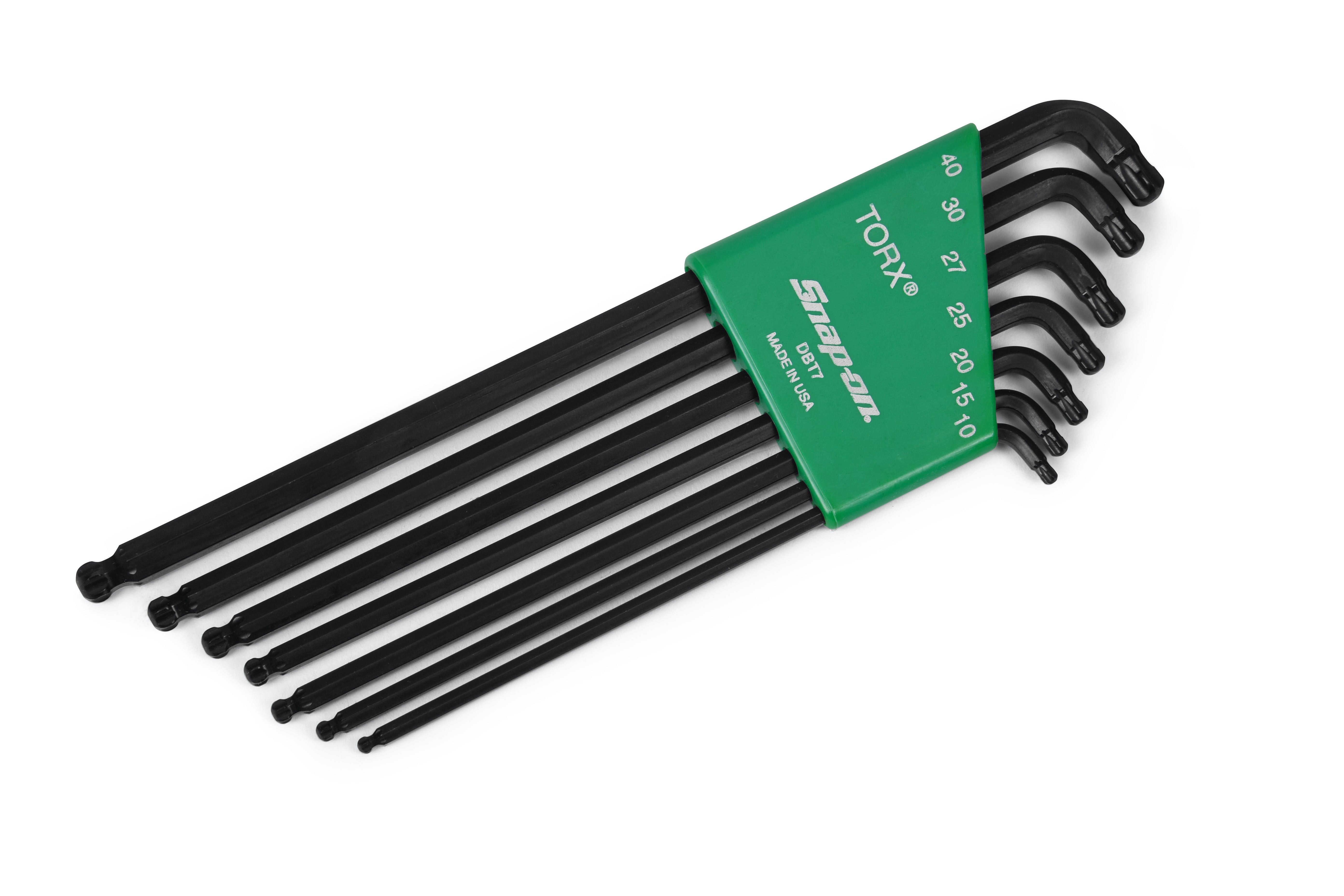 7 Pc Torx® Double Ball L-shaped Key Set (black) - DBT7 – Snap-On Viet Nam