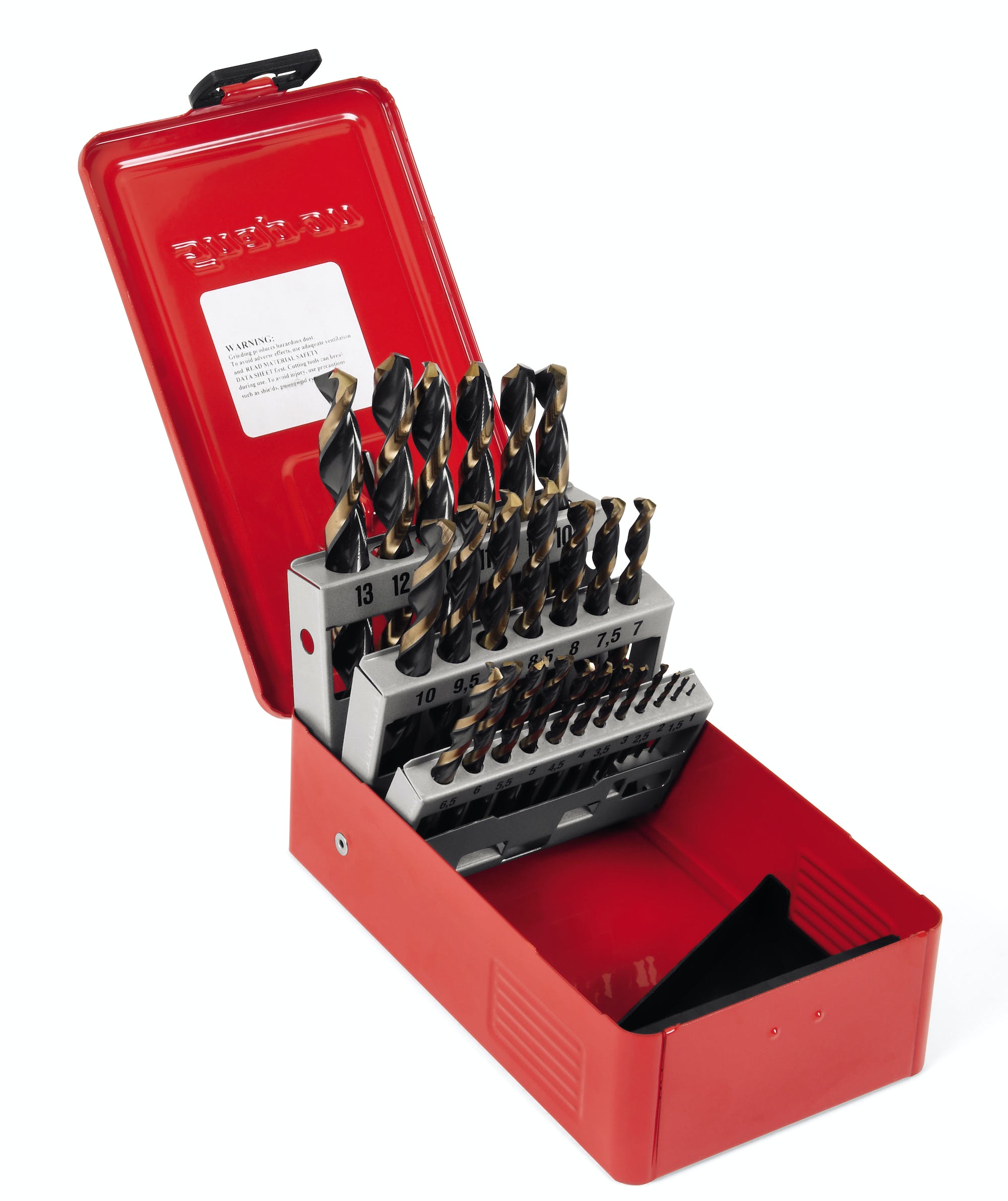 25 Pc Thunderbit® Metric High-speed Steel 135° Split Point Drill Bit ...