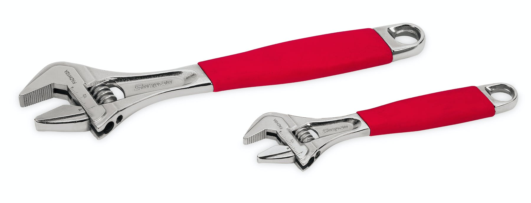 2 Pc Flank Drive® Plus Adjustable Wrench Set (chrome/red) FADH702A SnapOn Viet Nam