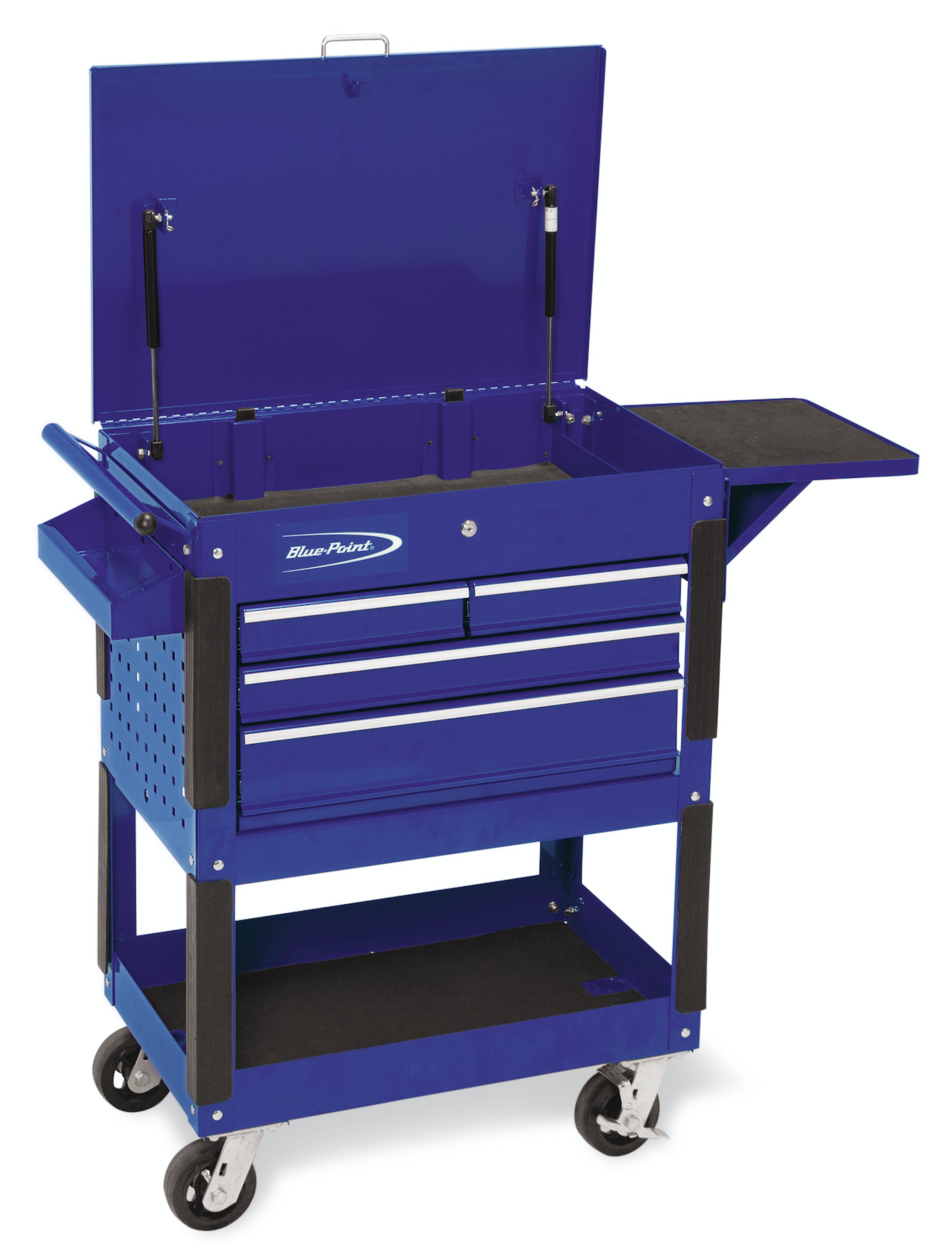 Blue Point Work Cart Four-drawer Service Cart (blue-point®) (royal Blue) - KRBC10TBPCM ...