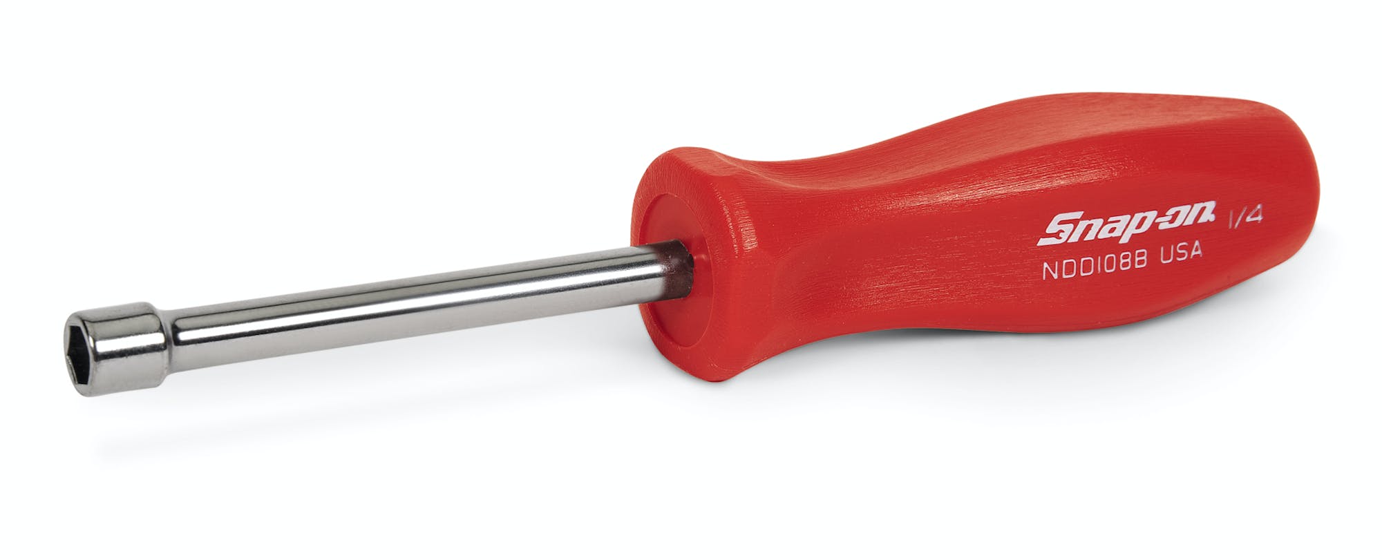 6point Sae 1/4" Hard Handle Nut Driver (red) NDD108BR SnapOn Viet Nam