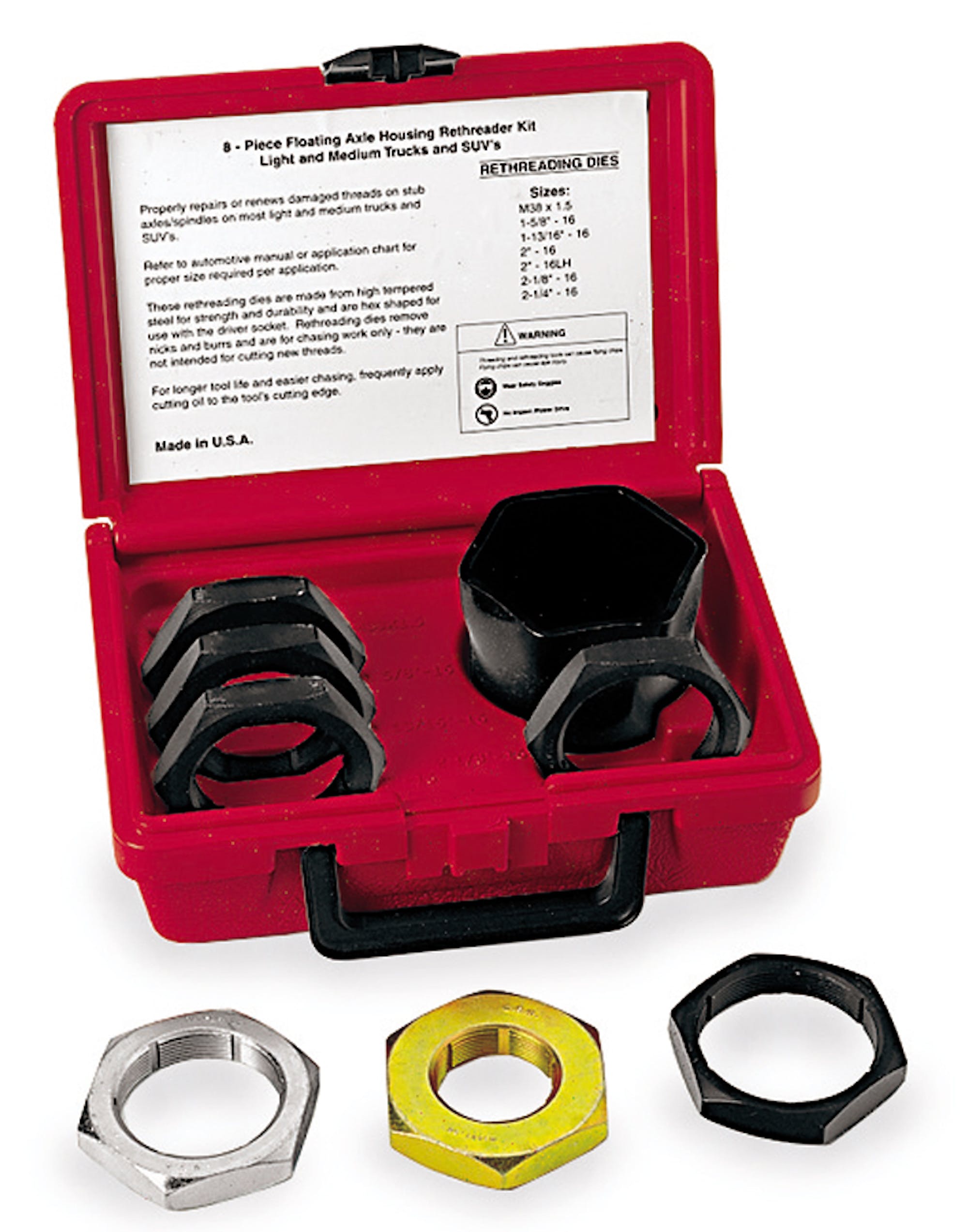 Automotive Rethreading 8 Pc Light Truck Spindle Rethreading Set (blue-point®) - RD8LT – Snap ...