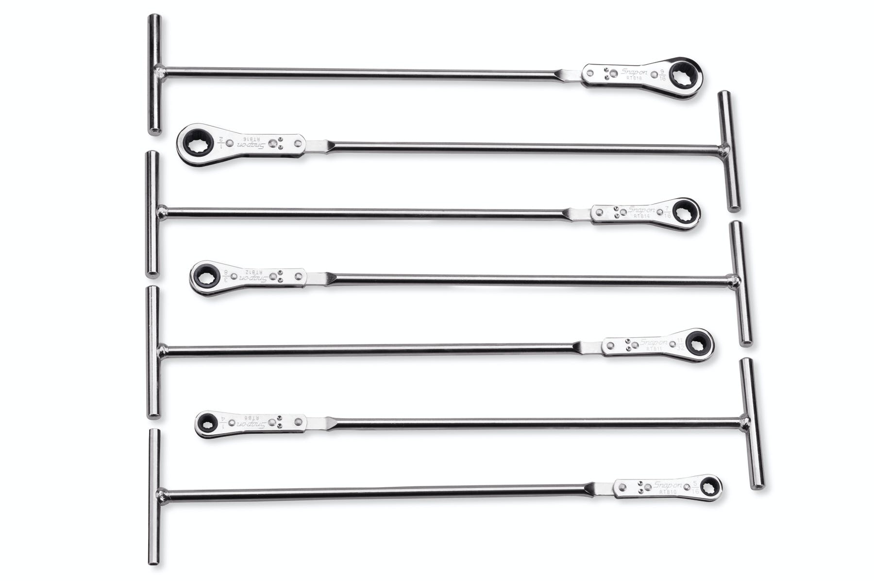 7 Pc 12point Sae Thandle Ratcheting Box Wrench Set (1/49/16