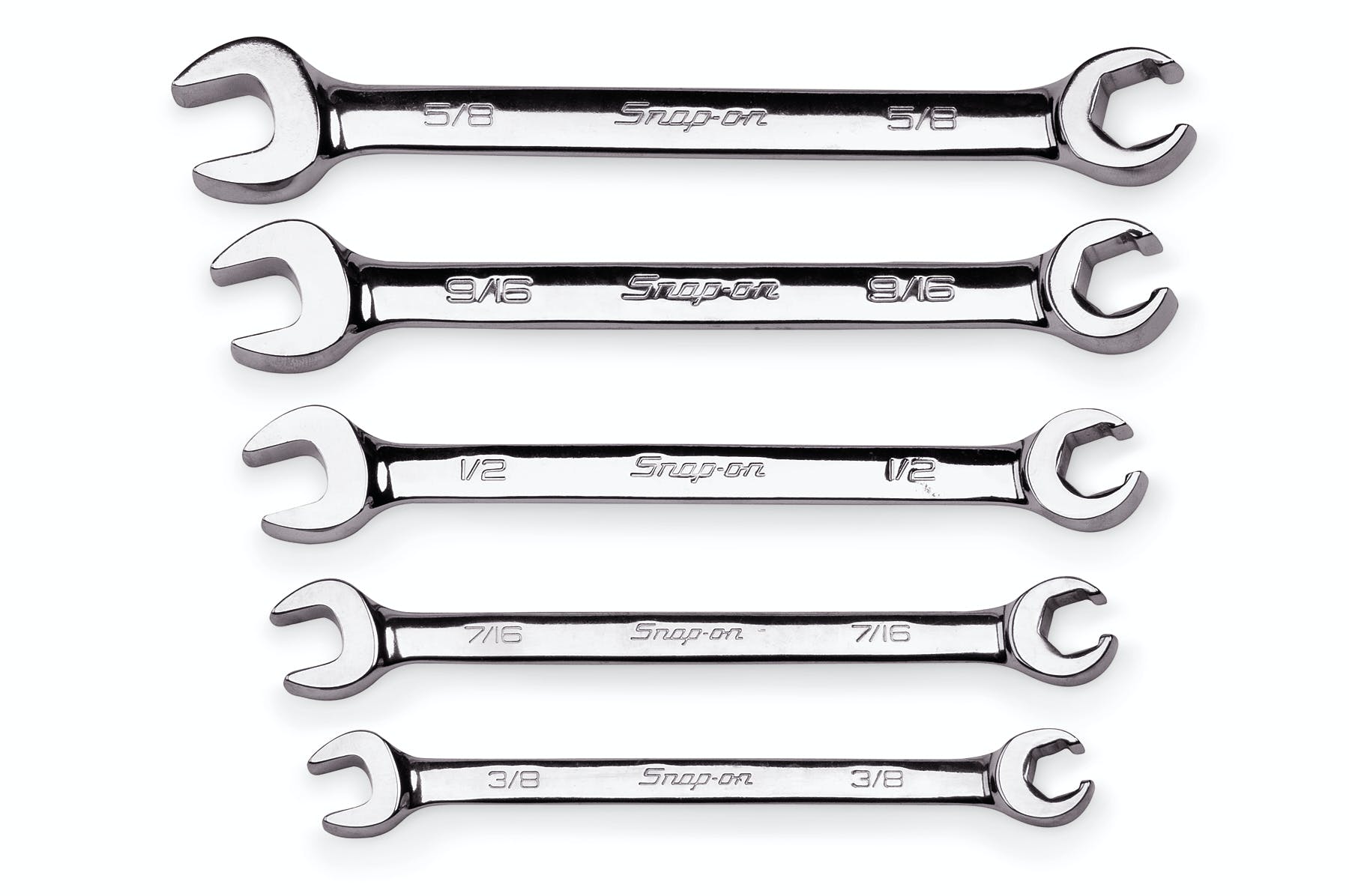 5 Pc 6point Sae Openend/flare Nut Wrench Set (3/85/8") RXS605B