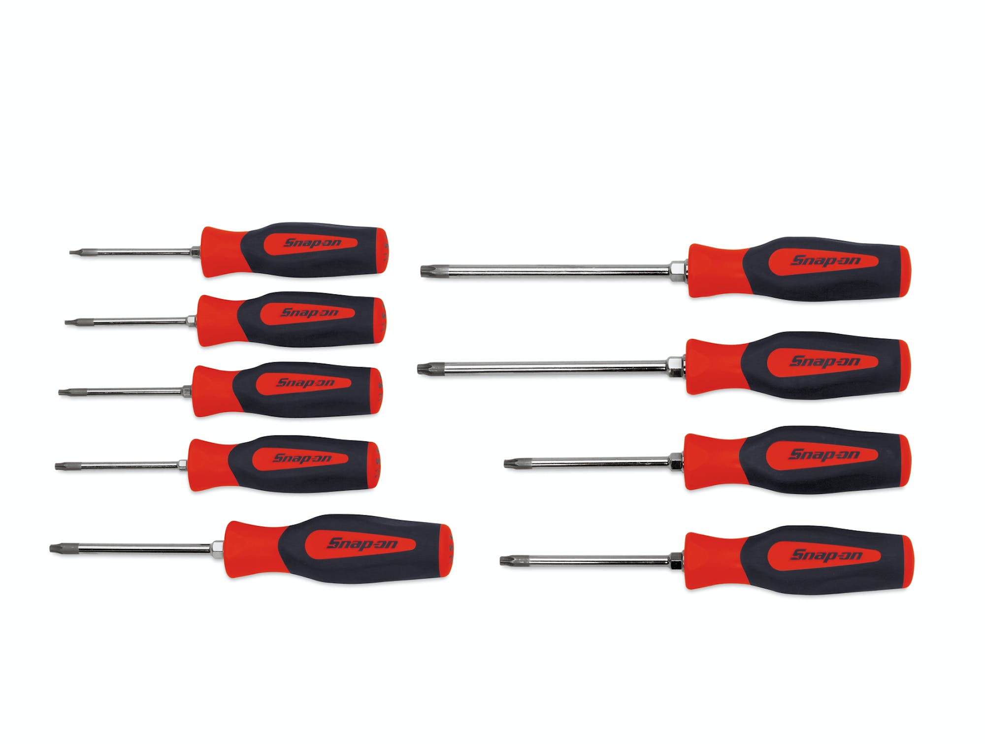 9 Pc Torx® Instinct® Soft Grip Screwdriver Set (red) - SGDTX90BR – Snap ...